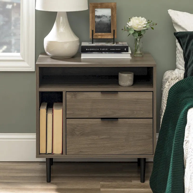 Middlebrook Modern Storage Nightstand, Set of 2