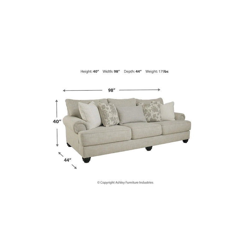 Signature Design by Ashley Asanti Beige 2-Piece Upholstery Package - 98  W x 44  D x 40  H