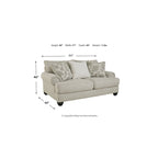 Signature Design by Ashley Asanti Beige 2-Piece Upholstery Package - 98  W x 44  D x 40  H