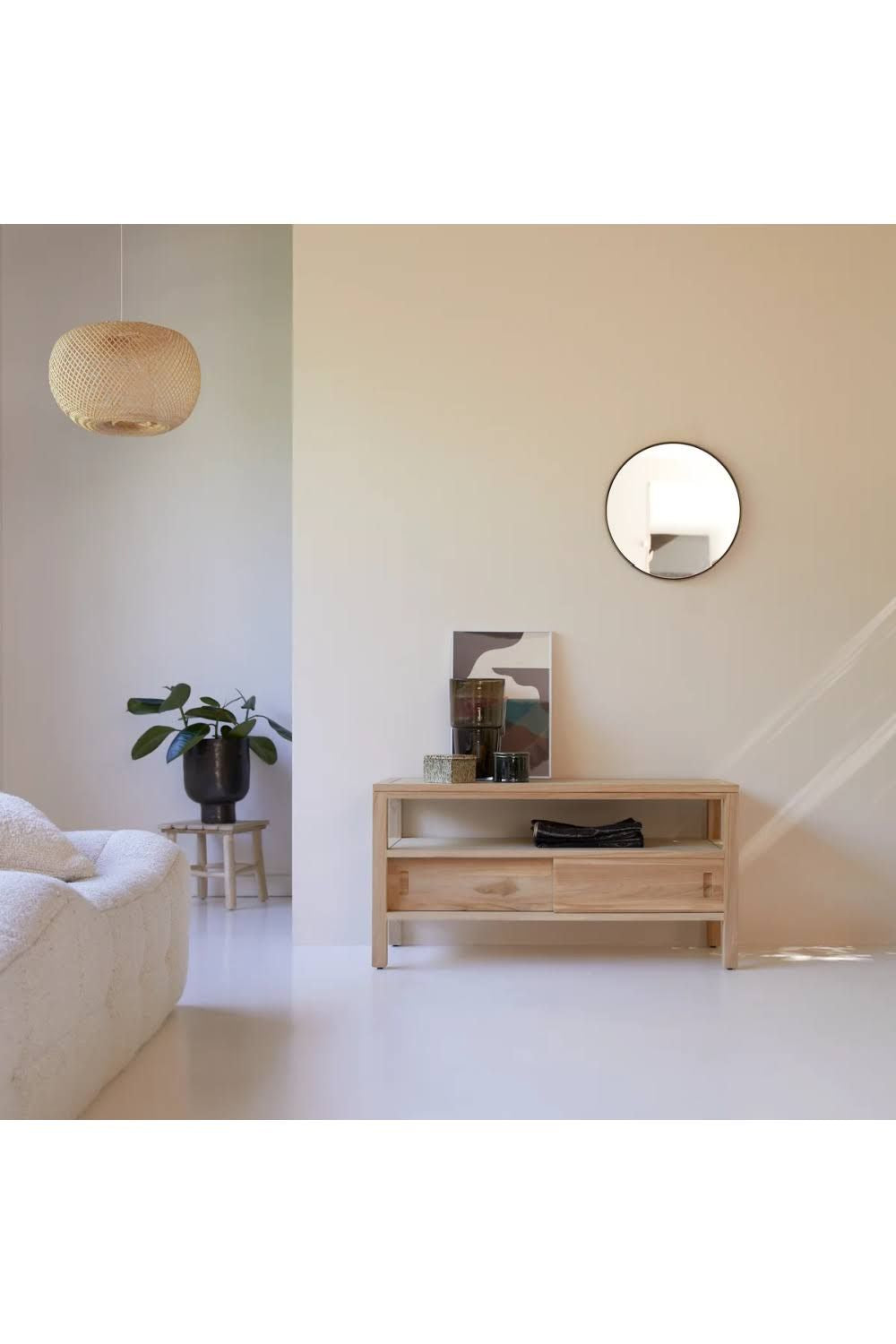 Tikamoon Teak TV Stand