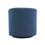 Porthos Home Matilde Swivel Fabric Barrel Accent Chair with Removable Seat Cushion