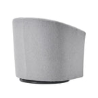 Porthos Home Matilde Swivel Fabric Barrel Accent Chair with Removable Seat Cushion