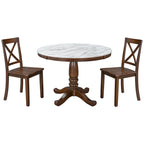 5 Pieces Dining Table and Chairs Set