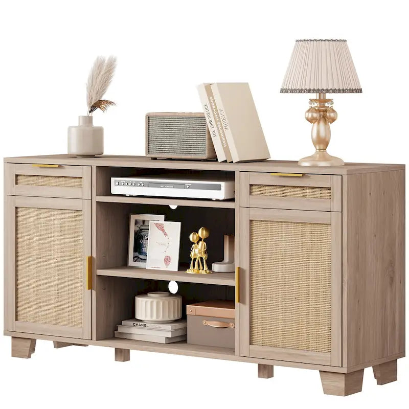 Moasis 58   Rattan TV Stand