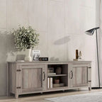 Modern Entertainment Center with Doors for 55 65 70 75 inch TV Stand - M