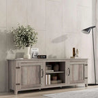 Modern Entertainment Center with Doors for 55 65 70 75 inch TV Stand - M