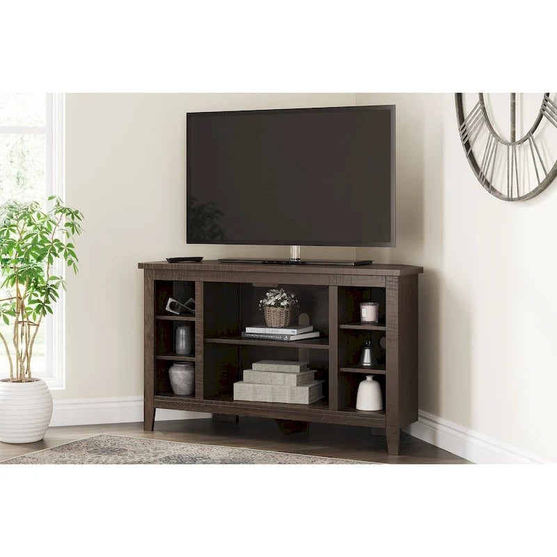 Signature Design by Ashley Dorrinson Corner TV Stand - 48 inches in width