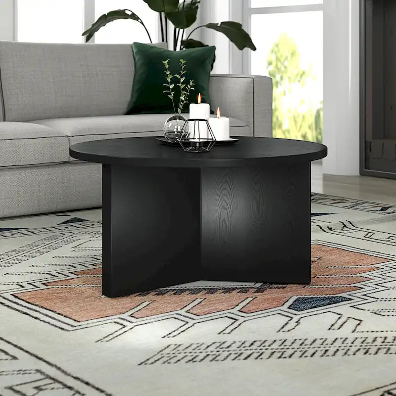 Anders 32   Wide Round Coffee Table