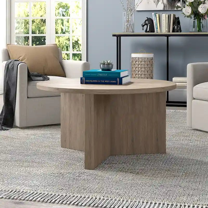 Anders 32   Wide Round Coffee Table