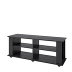 Black TV Stand, accommodates TVs up to 55   or 75  