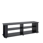 Black TV Stand, accommodates TVs up to 55   or 75