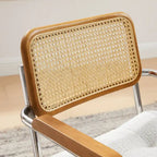 Art Leon Swivel PU Leather and Wooden Accent Chair