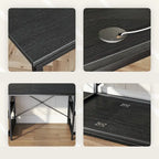 95.2 Inch L Shaped Desk with Shelves Home Office Computer Desk