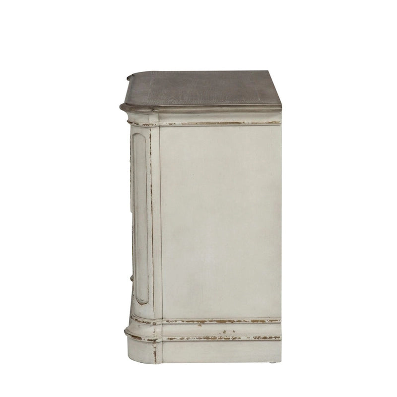 Magnolia Manor 2-Drawer Oak Night Stand for Bedroom - 2 Finish Options