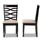 Lanier Modern and Contemporary 2-Piece Wood Dining Chair Set