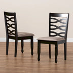 Lanier Modern and Contemporary 2-Piece Wood Dining Chair Set