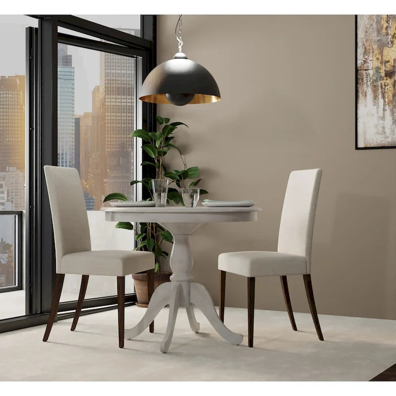 Carolina Living Fairview 36   Round Pedestal Dining Table