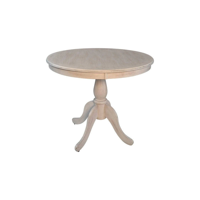 Carolina Living Fairview 36   Round Pedestal Dining Table