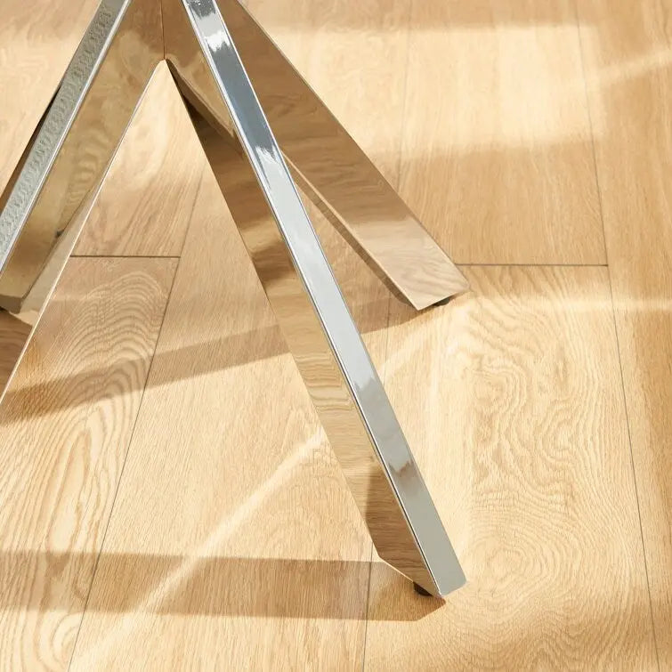 19.7   End Table With Glass Top