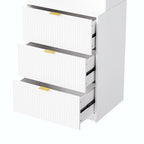 4-Piece Entertainment Wall Unit with 13 Shelves, 8 Drawers, and 2 Cabinets