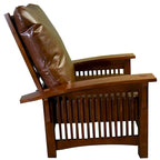 Preorder Craftsman / Mission Leather And Oak Morris Chair