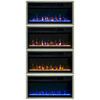 77 in. TV Stand Console for Tvs up to 85 in. with Fireplace - 77 inches in width