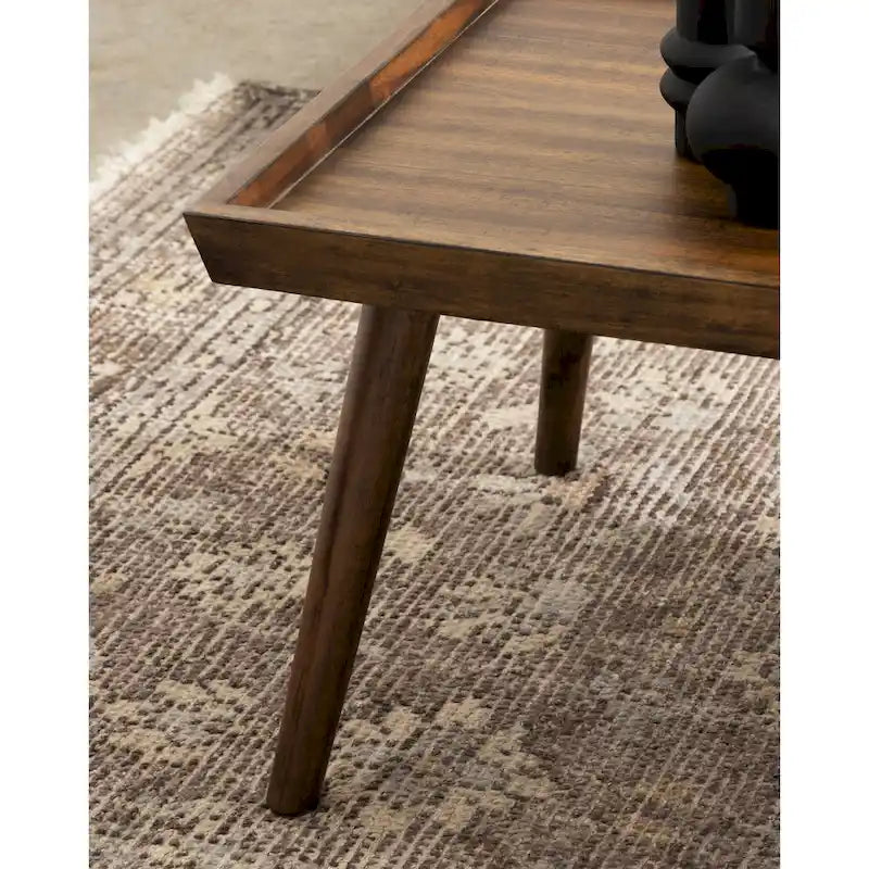 Kate and Laurel Eastmont Rectangle Wood Coffee Table