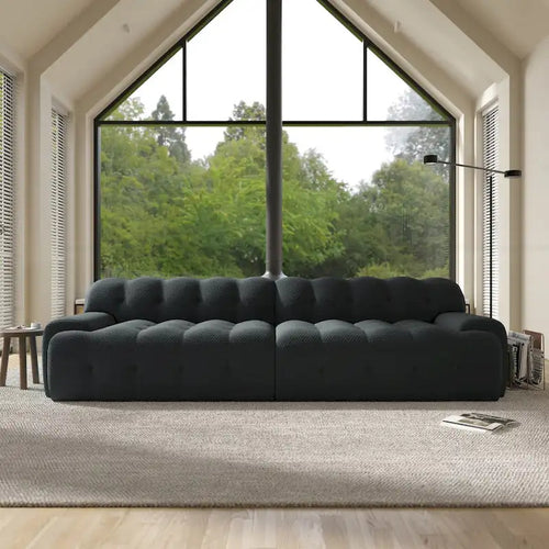 102.4   Cloud Sofa Couch3-seater Upholstered 3D Textile Material Sectional Sofa For Living Room, Apartment