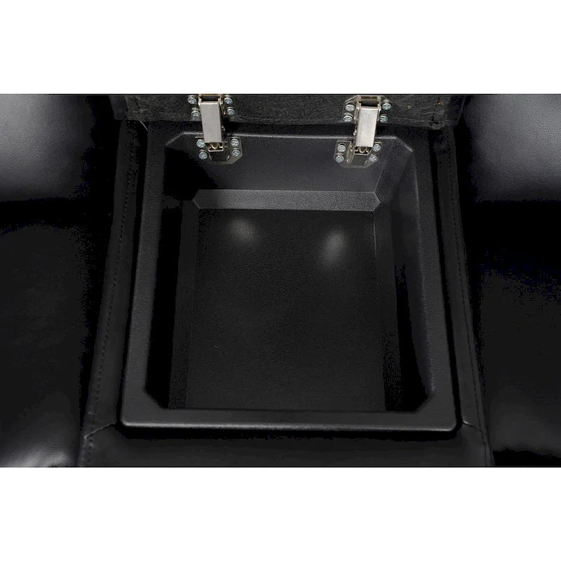 106   Manual Reclining Modular Sectional Couch with 1 Console & 2 Cup Holders, Living Room/Office