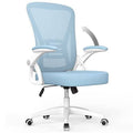 Bigzzia Ergonomic Office Chair, Adjustable Height, 50 x 50 x (92-102)cm, Max Weight 150kg, Blue