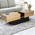 idmarket Marta Rectangular Sliding Coffee Table