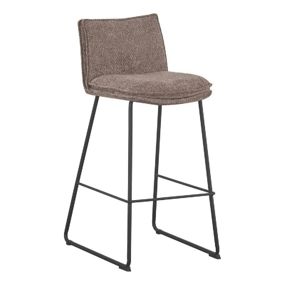 Set of 2 Prom Brown Bar Stools, 75cm High