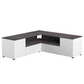 temahome Corner TV Unit 130, Coated Chipboard, Imitation Finish, 130 x 40 x 46cm