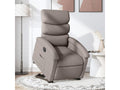 Electric reclining armchair, cozy fabric furniture